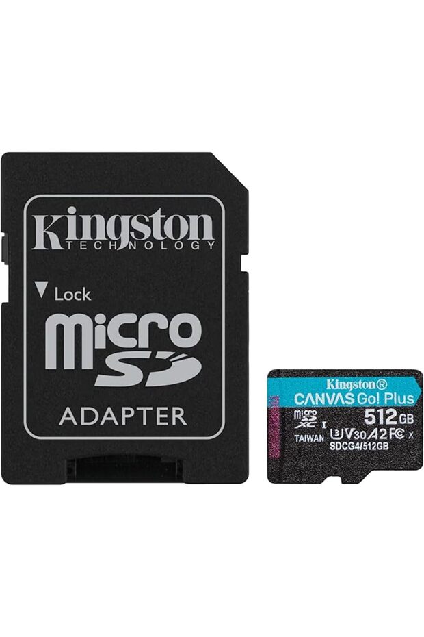 512Gb Canvas Go Plus Microsd Card | Up to 200Mb/S | Class 10, Uhs-I, U3, V30, A2 | Sdcg4/512Gb