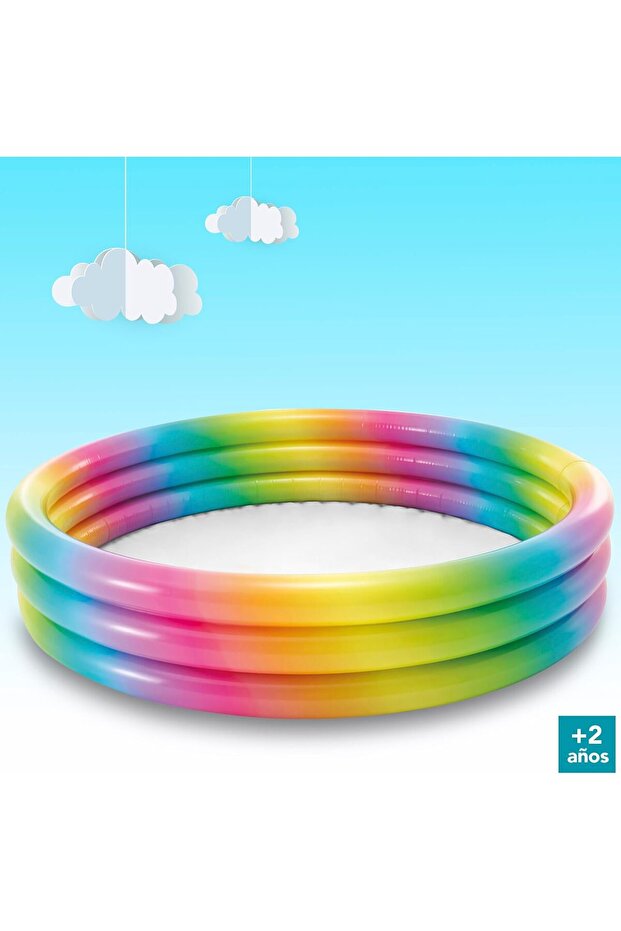مسبح بألوان قوس قزح متدرجة - 5