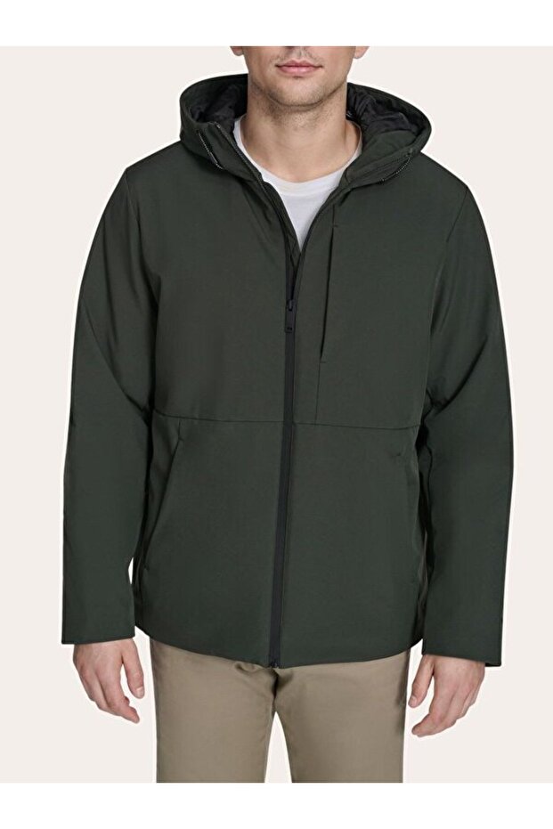 Stretch Softshell Kapüşonlu Sweatshirt - 1