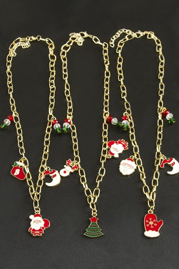 Mixed Chain Christmas Necklace