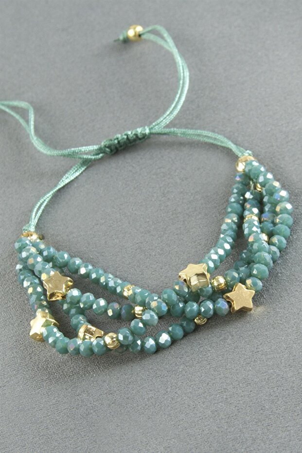 4-Piece Mixed Crystal Bracelet