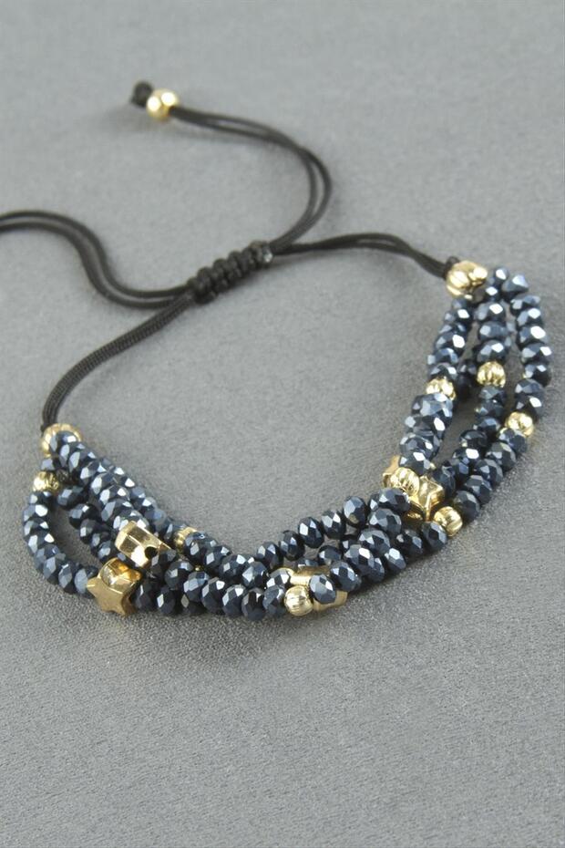 4-Piece Mixed Crystal Bracelet