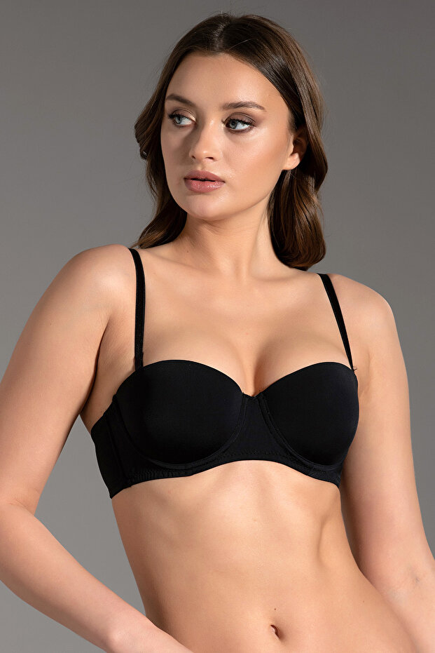 حمالة صدر أساسية بدون دعم ذات كوب ناعم - 1