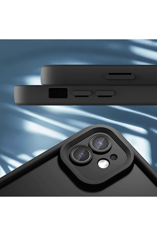 حافظة سيليكون سوداء متوافقة مع هاتف iPhone 7 Plus/8 Plus مع حماية للكاميرا ومقاومة للصدمات - 5