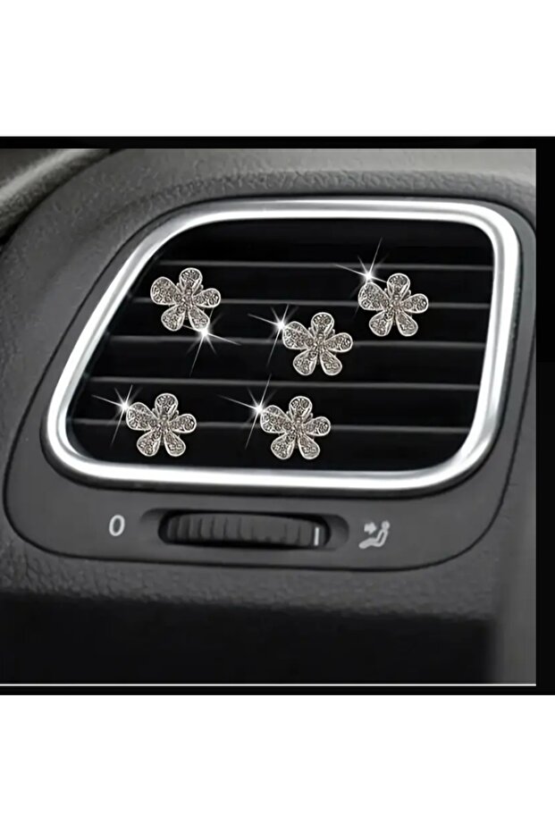 Car Accessories Flower Pattern Air Outlet Accessory 2Pcs