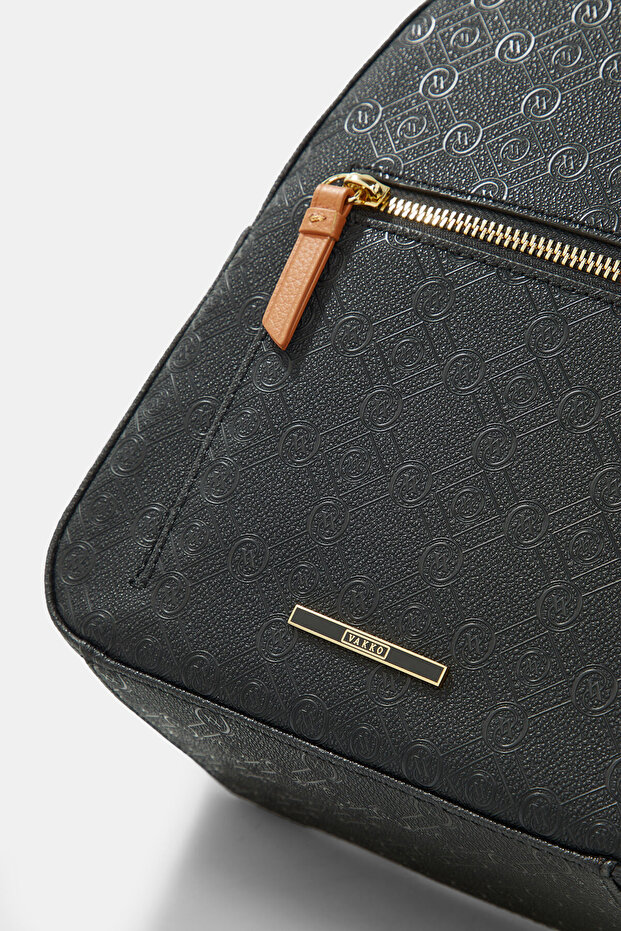 SİYAH MONOGRAM ÇANTA - 4