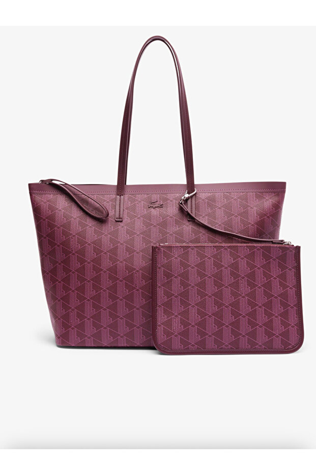 Zely Grained Tote with Pouch - 1