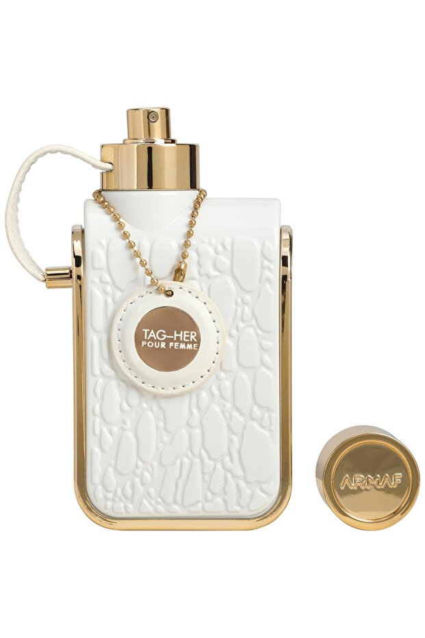 A women's perfume, Taj Her Eau de Parfum spray by Armaf, clear bottle, 100ml - 3