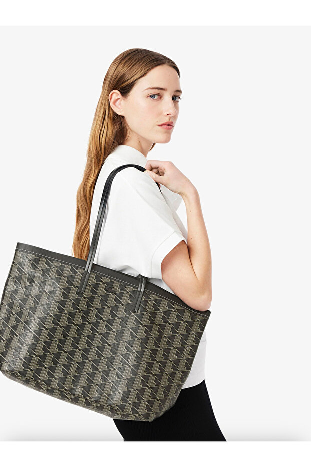 Zely Grained Tote with Pouch - 2