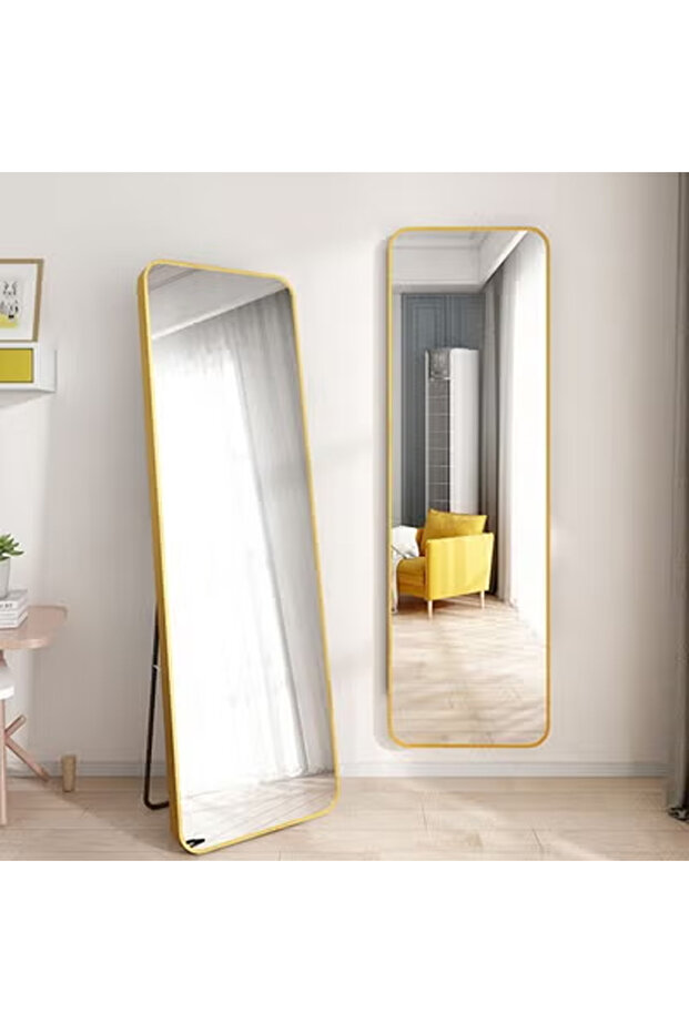 Full Length Mirror 80X180 cm, Floor Mirror with Aluminum Alloy Frame