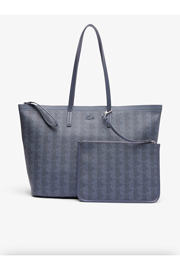 Zely Grained Tote with Pouch - 1