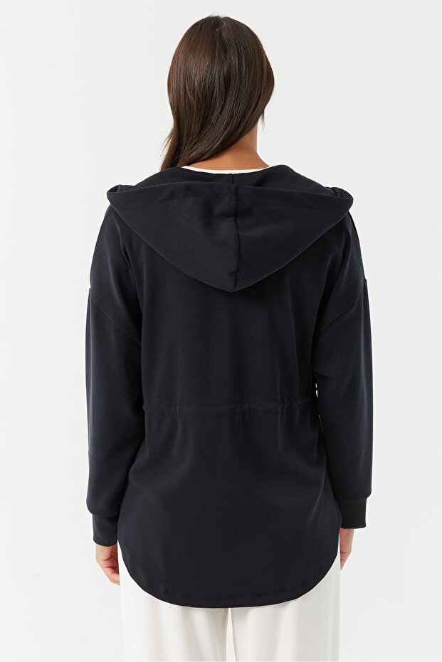 Kadın Kapüşonlu Sweat Üst - 6