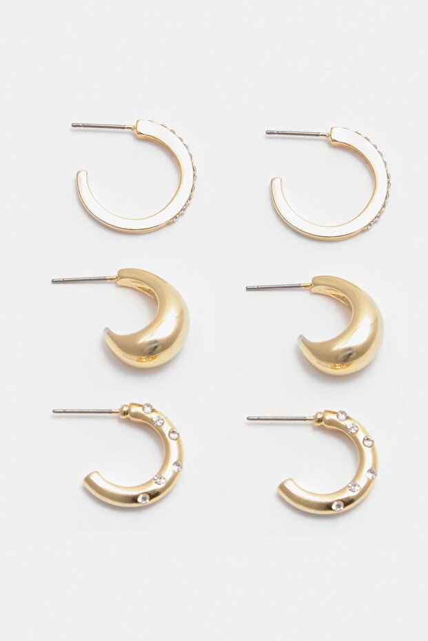 9 çift küpe seti - 4