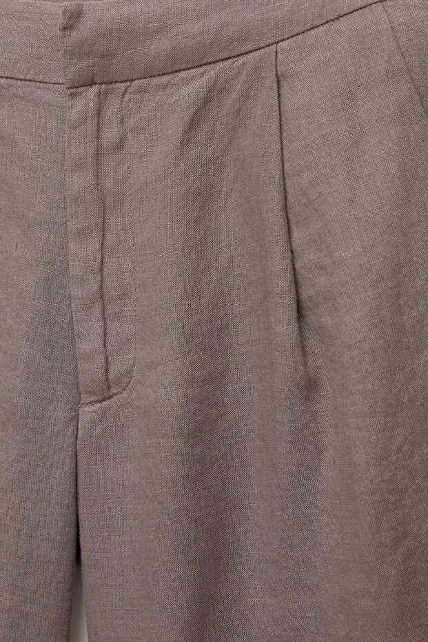 %100 keten bermuda - 7