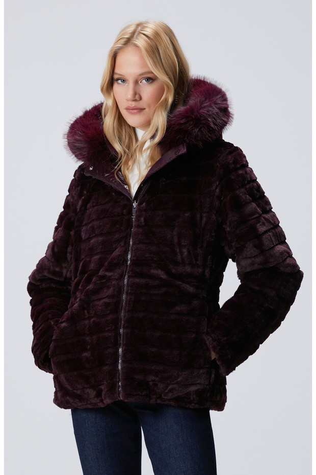 N-Tech Mürdüm Çift Taraflı Mont - 4