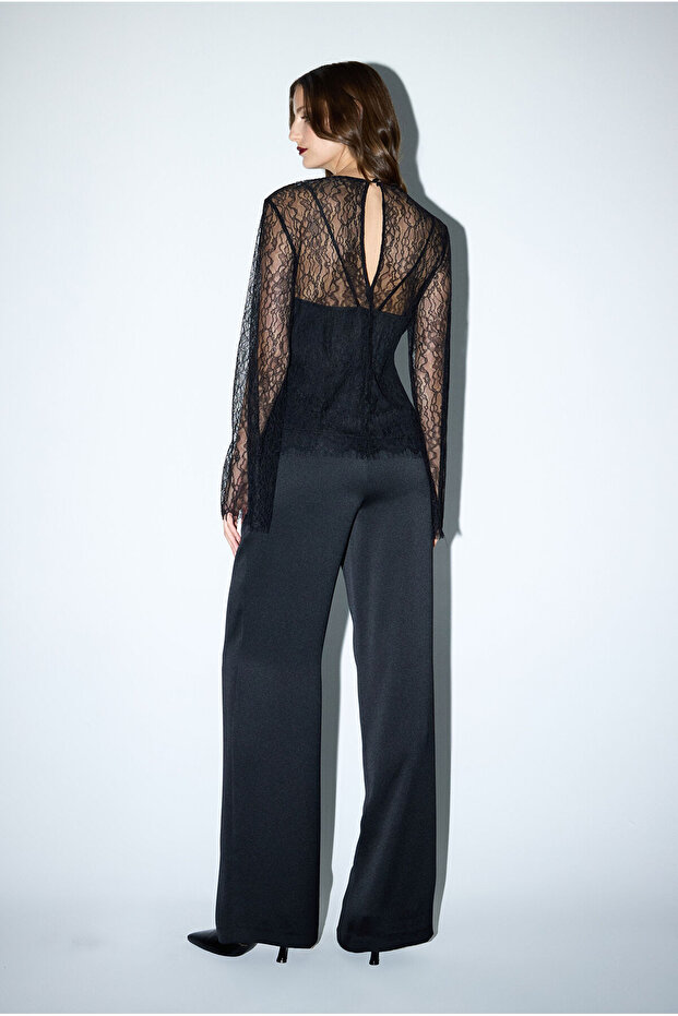 Mert Aslan Dantel Bluz - 5