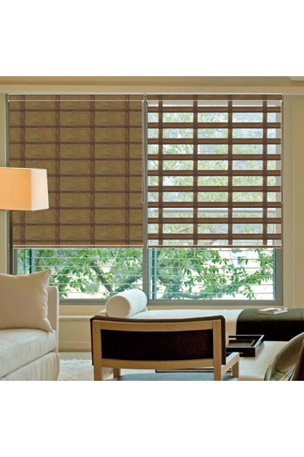 Double-layer square roller curtain, easy to install,