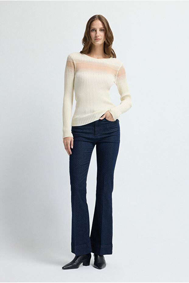 Transparan Triko Kazak - 3