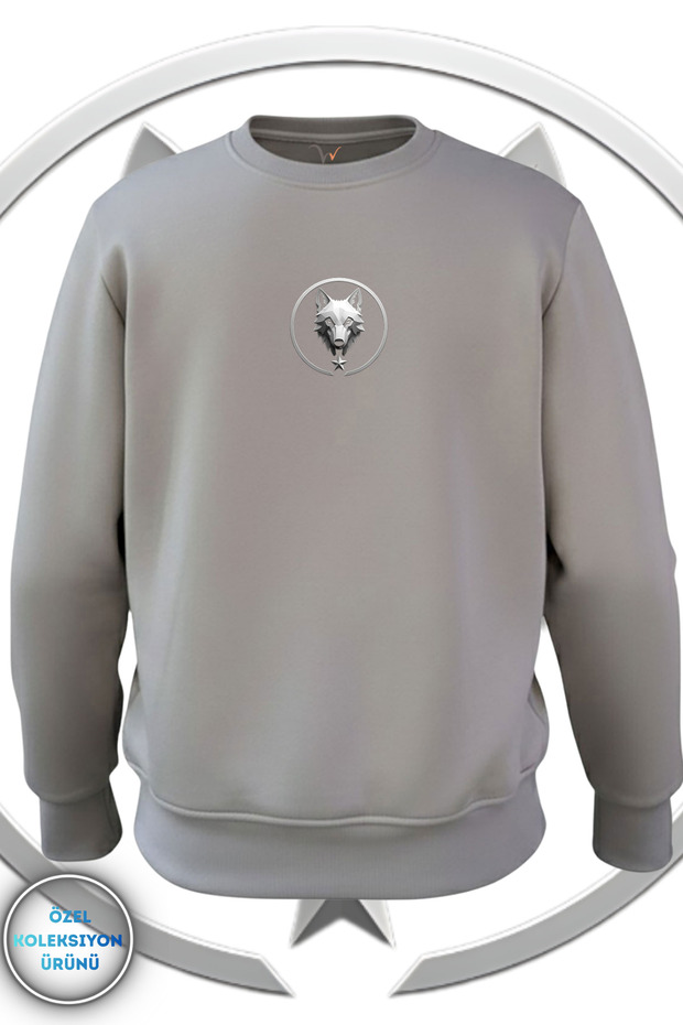 Kurt and Turk Special Collection Series-9 Design Printed 3 İp Ş Fleece-Lined 100% Cotton Sweatshirt