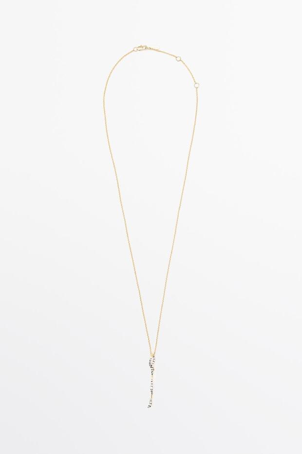 Parlak taşlı kolye - 1