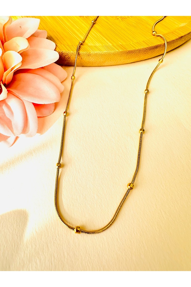 Long Dorika Necklace / Stainless Steel