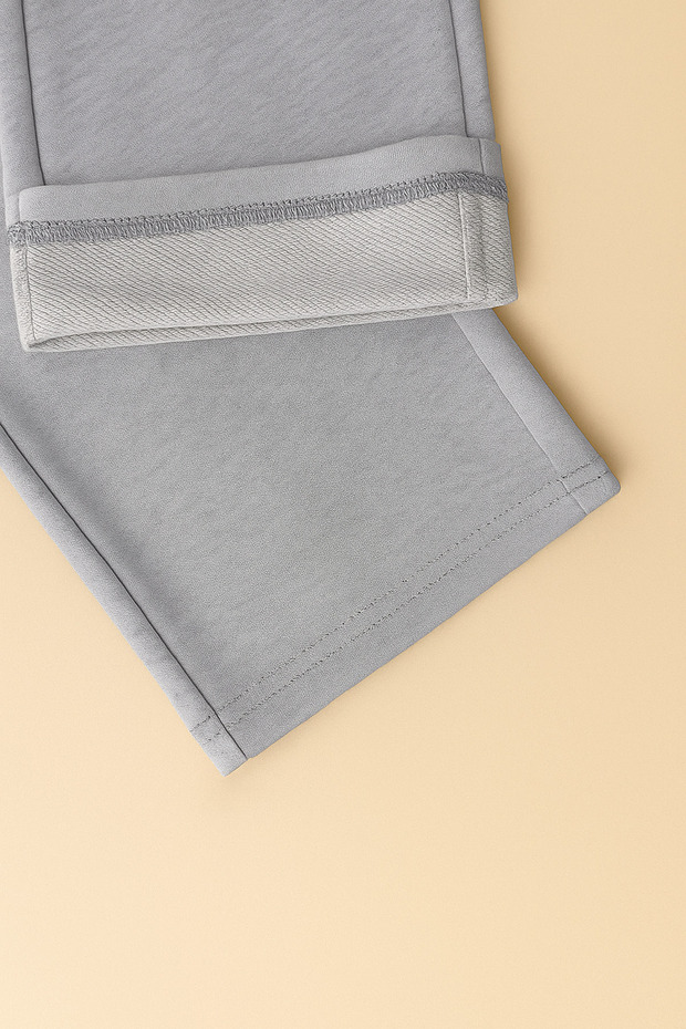 Basic Gri Oversize Eşofman Takımı - 5