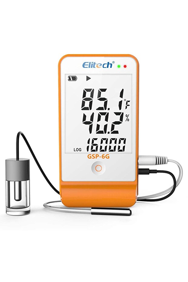 Elitech GSP-6G Digital Data Logger Detachable Buffered Probe Temperature and Humidity - 1