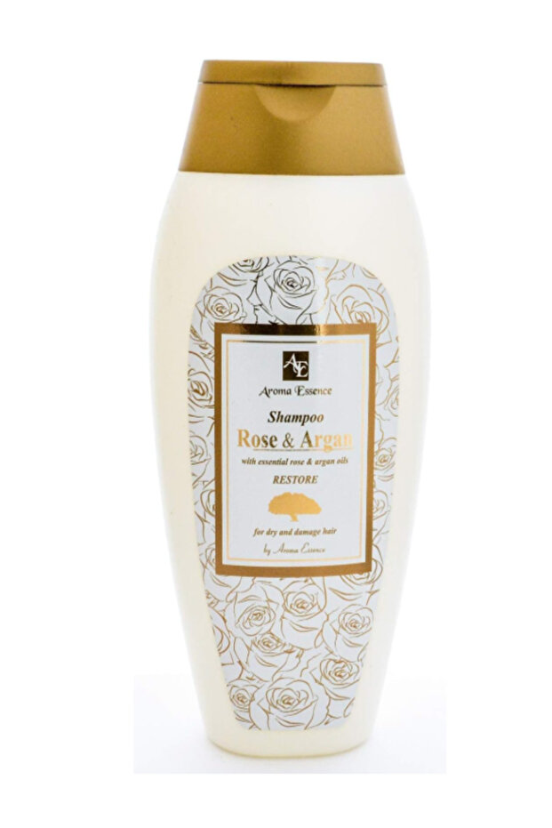 Argan and Rose Oil Shampoo for Soft, Silky and Shiny Hair, 250ml