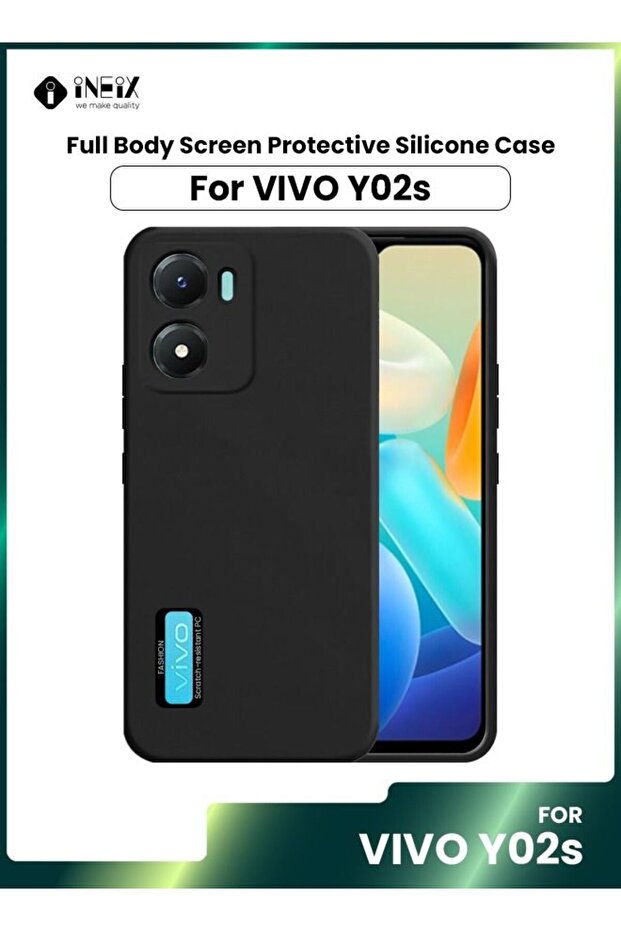 غطاء حماية ناعم من السيليكون لهاتف Vivo Y02s 4G