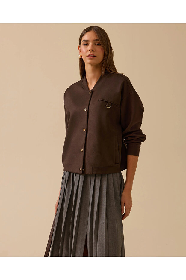 Cepli Süet Ceket - 3