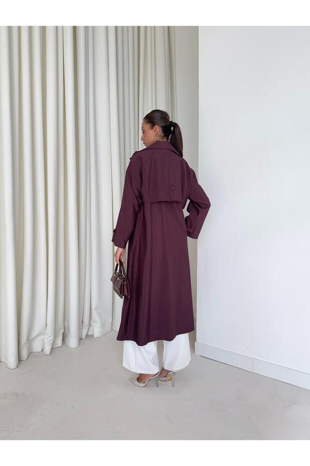 Mürdüm Trençkot - 4