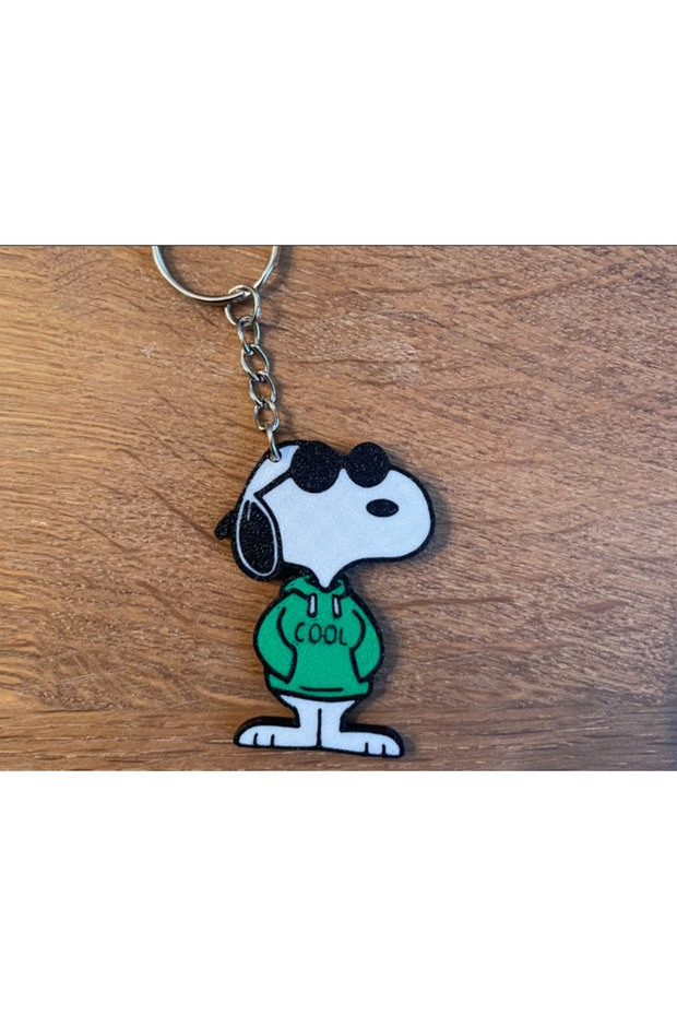 2 Snoopy Keychains - 2