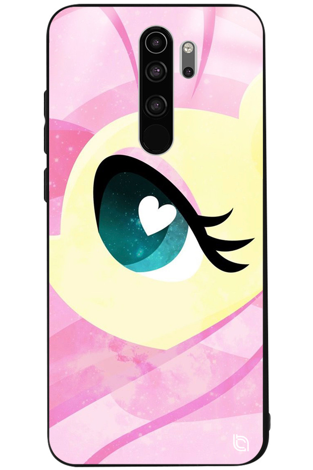 Xiaomi Redmi Note 8 Pro Camera Protected Premium Fluttershy Pattern Glossy Phone Case