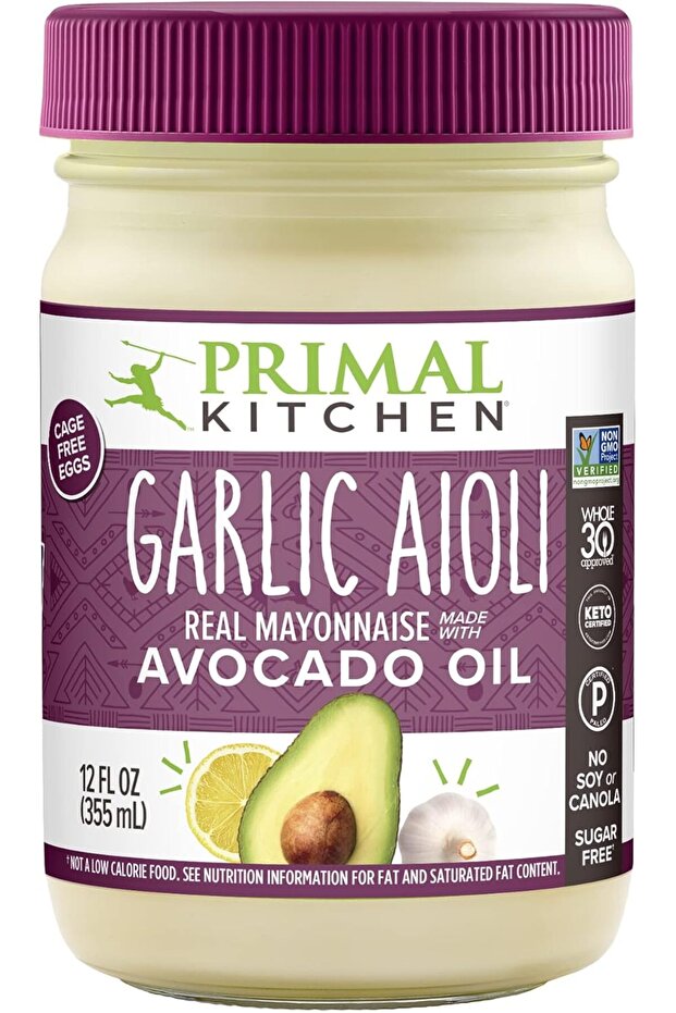Real Mayo Made with Avocado Oil Garlic Aioli - 12 fl. oz