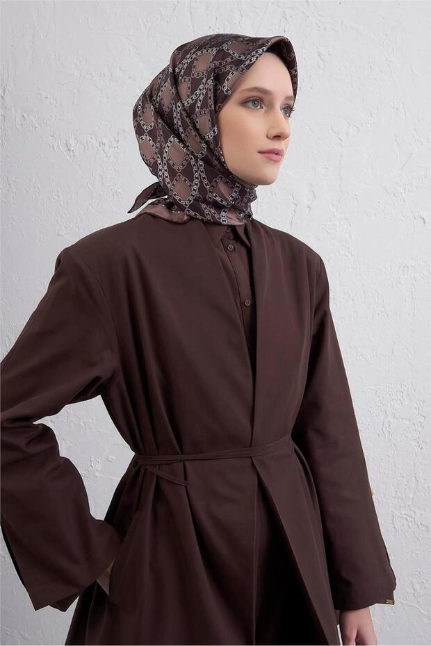 وشاح كلاسيكي منقوش سيفت حرير تويل 9410D 87