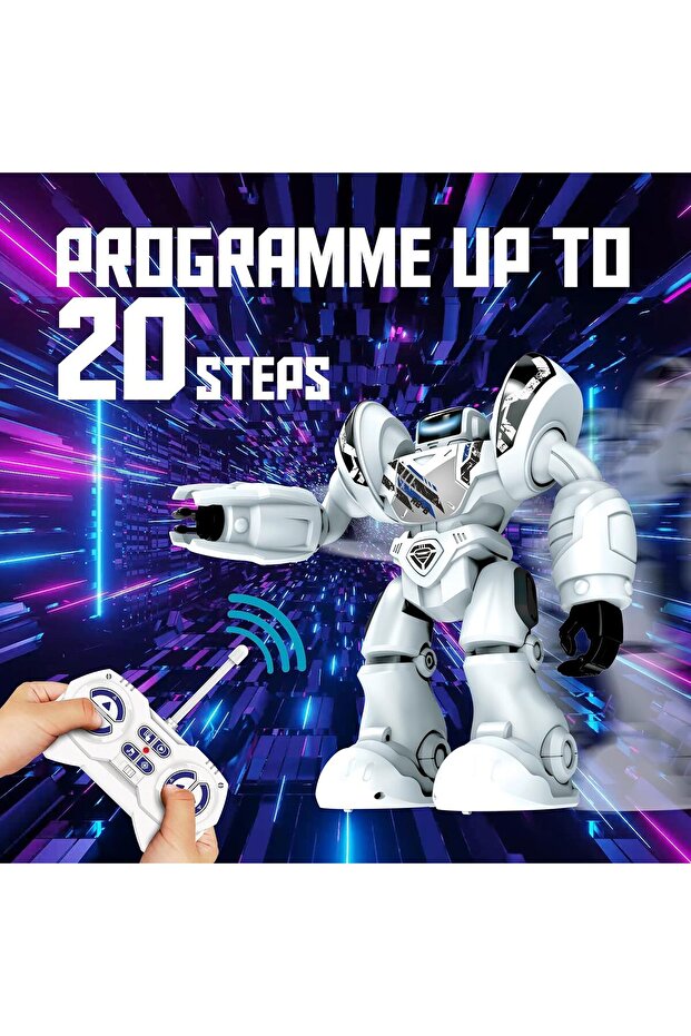 Robo Blast Large Interactive Robot, 34 cm, Programmable, Dart-Blasting - 7