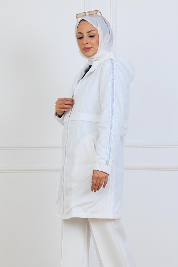 TAŞLI ŞERİT AKSESUARLI KAP - 5