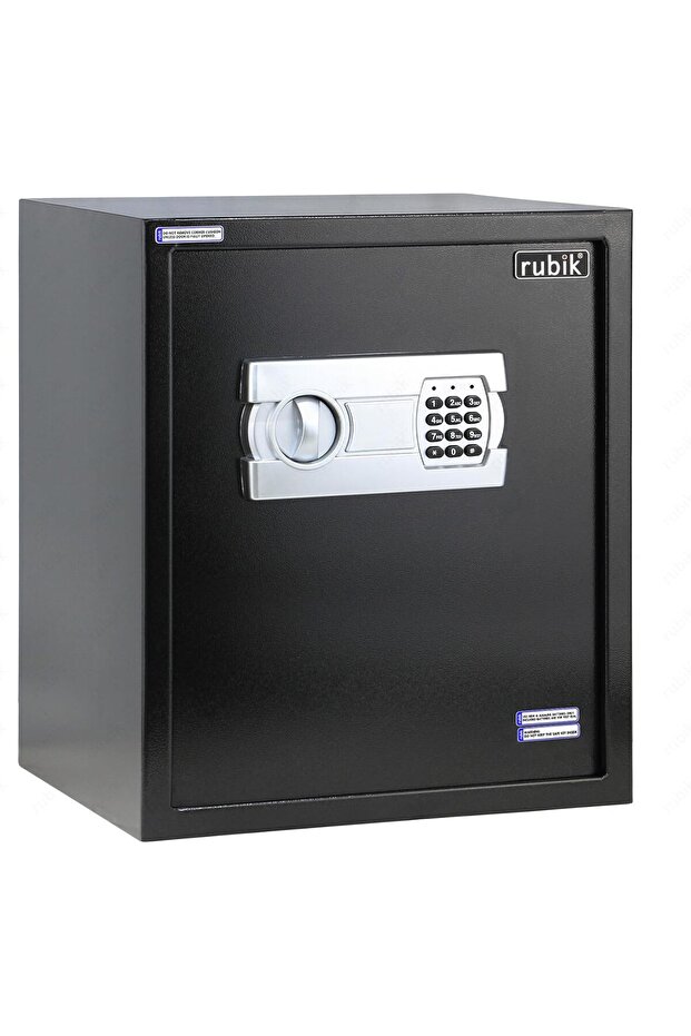 Safe Box with Digital Keypad and Key Lock Large Capacity (45x38x30 cm) RB-45EGX Black