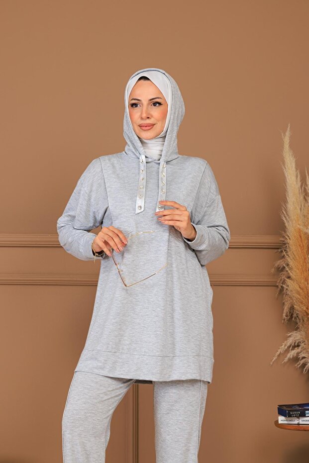 BAĞCIĞI TAŞLI KAPÜŞONLU TAKIM - 5