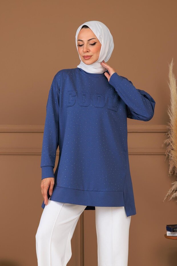 Tunic with Stone Embroidery Detail - 3