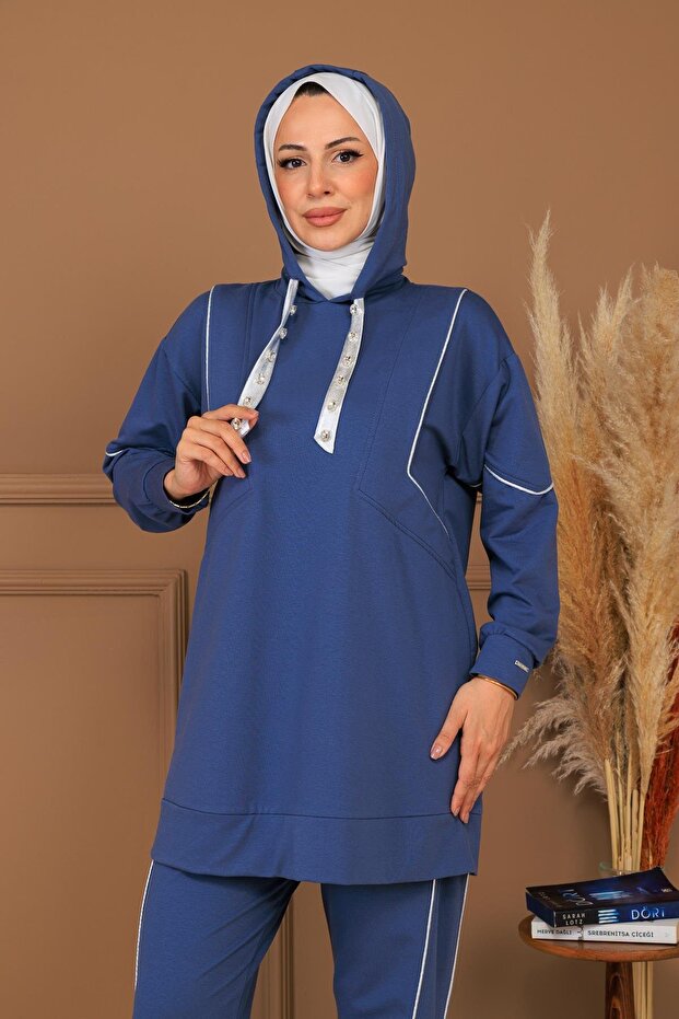 BAĞCIĞI TAŞLI KAPÜŞONLU TAKIM - 8