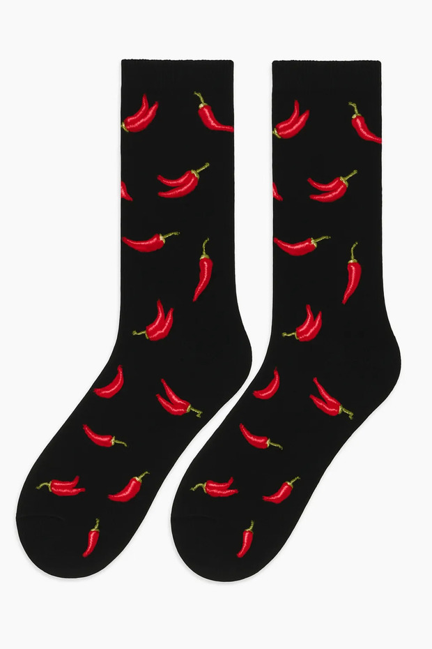 Pepper Patterned Socks (Suitable for Size 36-44) - 2