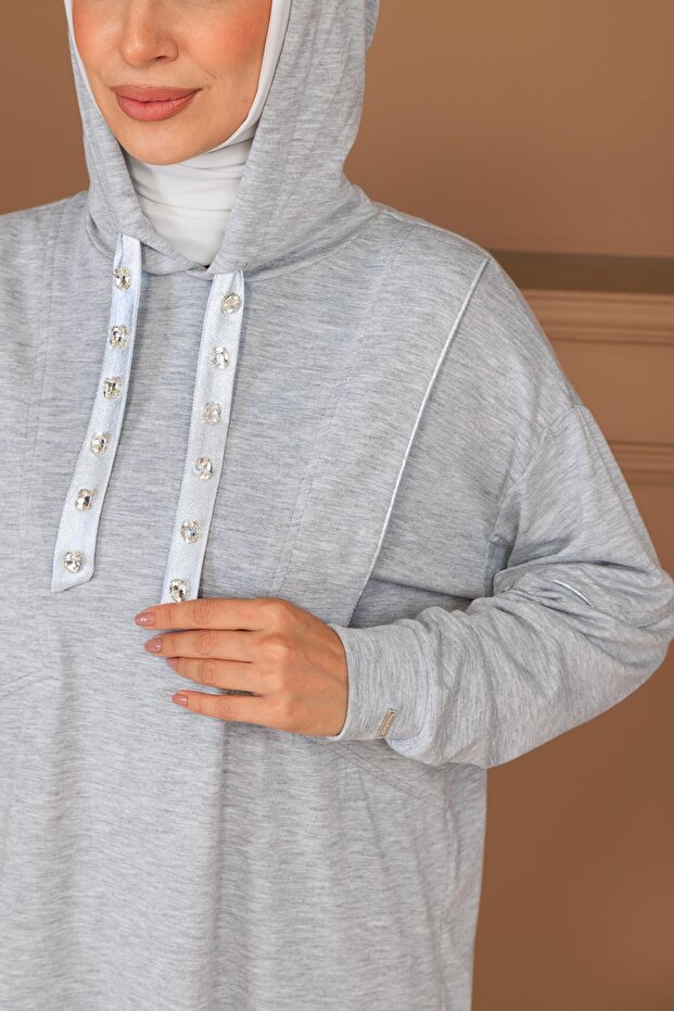 BAĞCIĞI TAŞLI KAPÜŞONLU TAKIM - 7