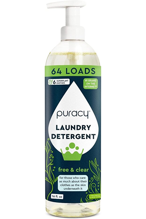 Natural Laundry Detergent Free & Clear 16 Fl.Oz