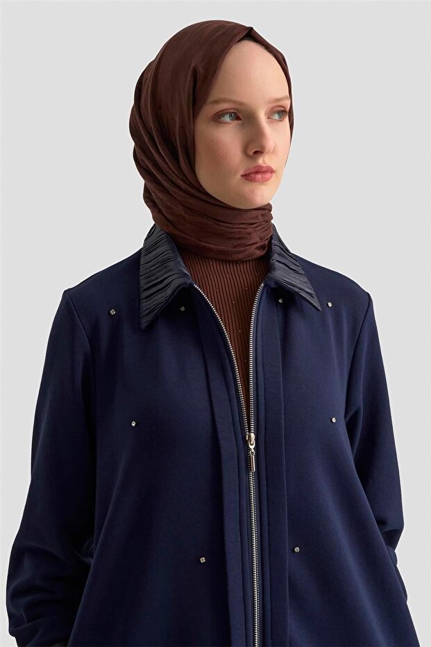 Taşlı Örme Kap 25KD4030 İndigo - 4