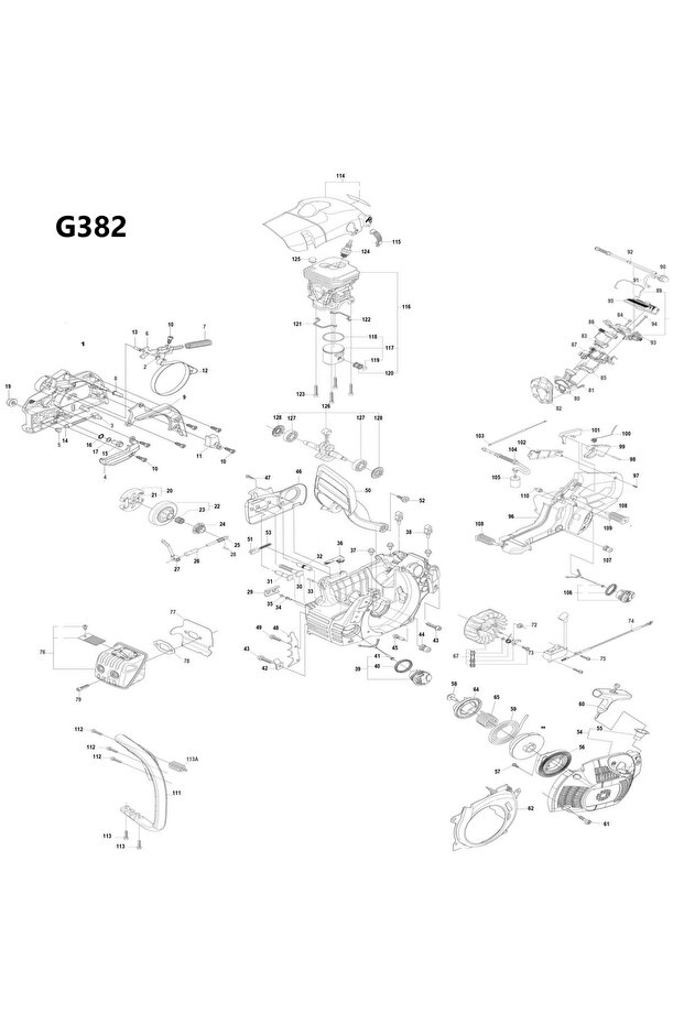 Drujbă G382 - 5