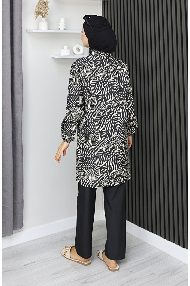 Zestaw 3-częściowy kostium kąpielowy z wzorem rozgwiazdy 1903-06 Turkusowy - 6