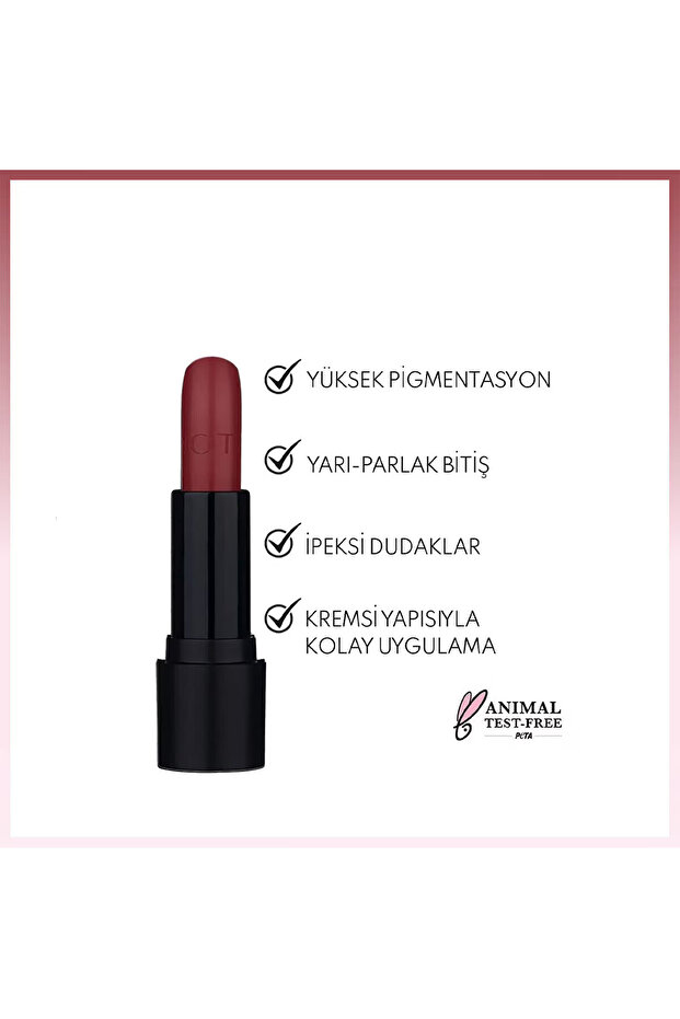Note Deep Impact Lipstick-Yarı Parlak Ruj - 2