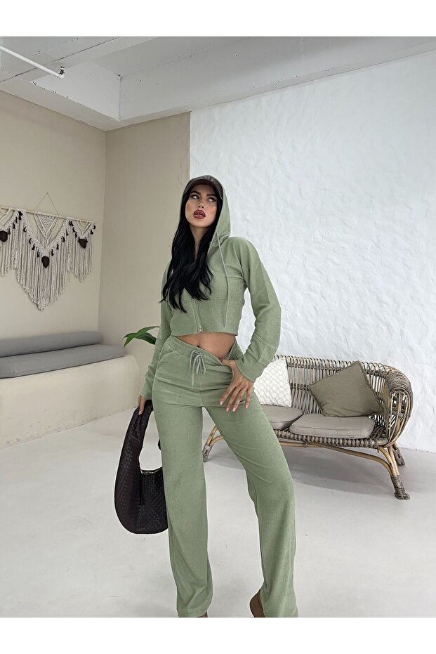 2'Lİ CROP EŞOFMAN