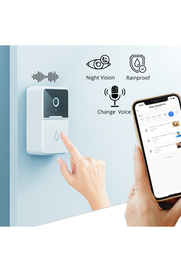 Wireless smart camera with human detection through artificial intelligence